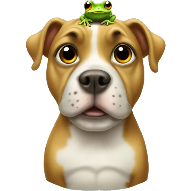 frog with dog emoji