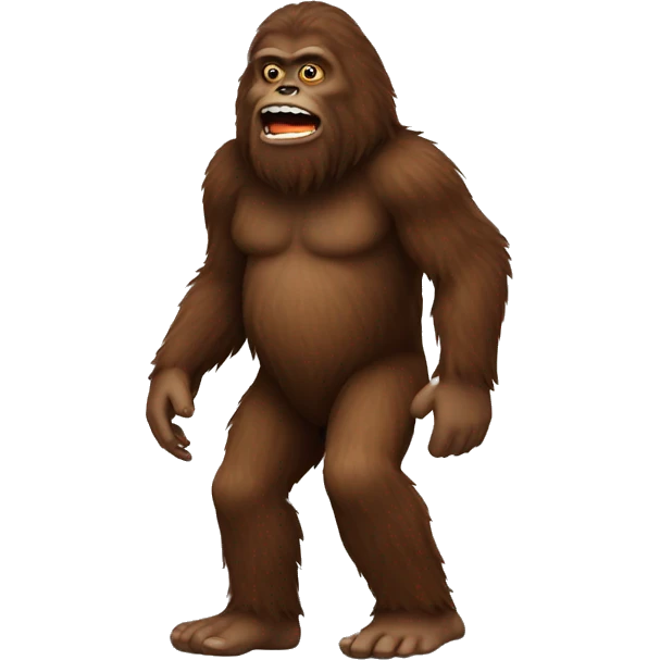Bigfoot emoji