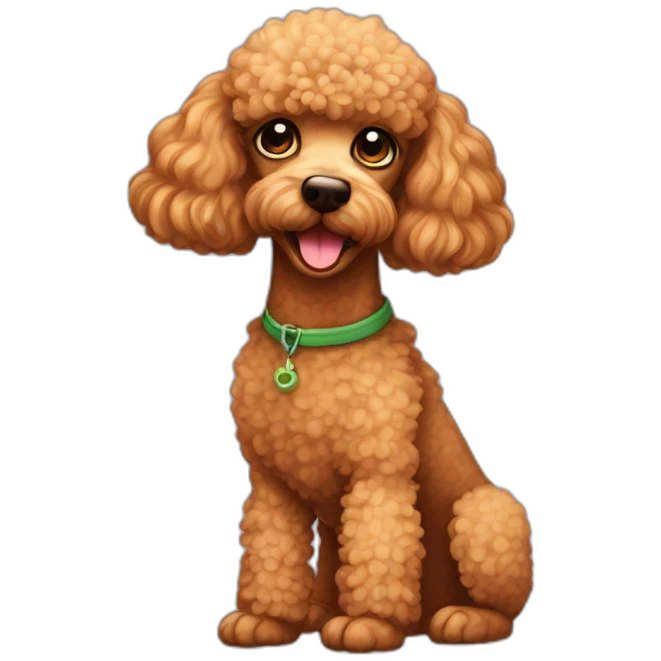 abricot poodle, black cat and lizard  emoji