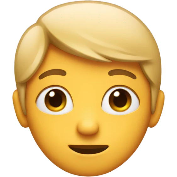 Shy face emoji