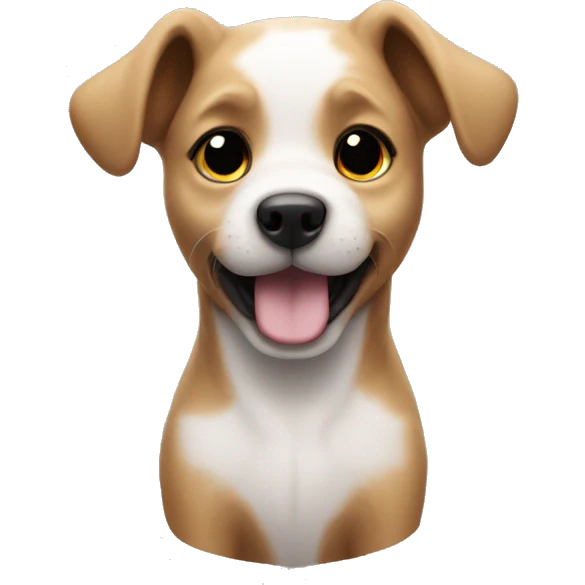 puppy head with pixie dust emoji