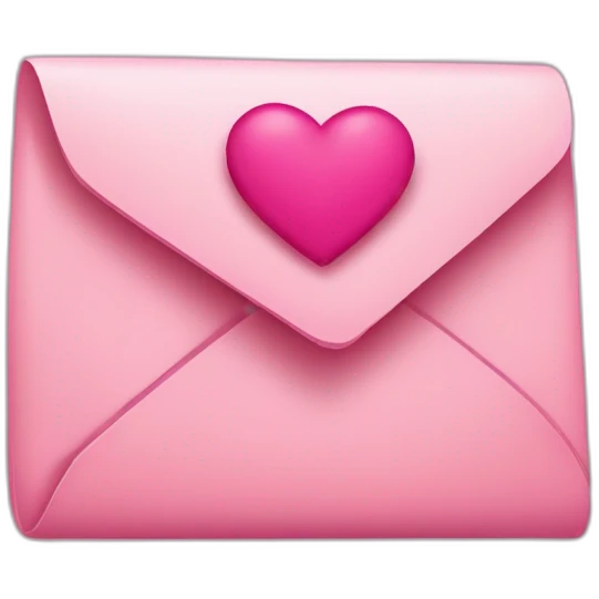 Lettre de l’alphabet « JTM » en rose avec des cœurs emoji