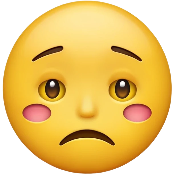 Sad emoji with quivering lip emoji