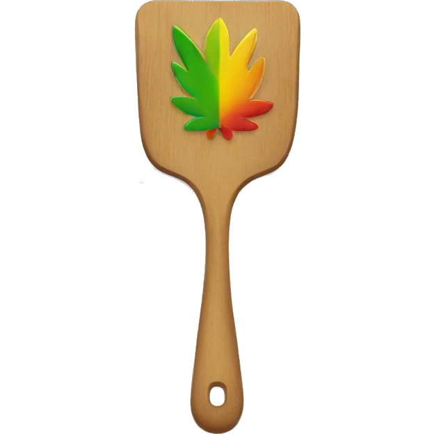 Spatula into Rastafarian emoji