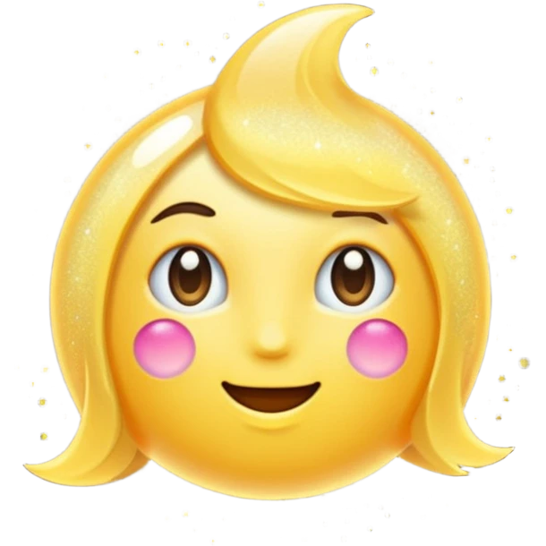 tiny glitter dust floating in the air, very small sparkles scattered everywhere, bright and shiny, like magical fine dust. Rounded, glossy, smooth, soft shadows, white background.




 emoji