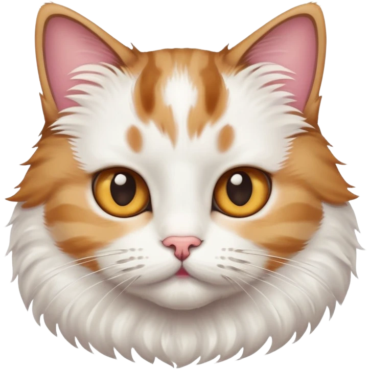 Un chat avec une petite moustache  emoji