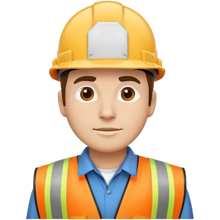 photorealistic worker emoji