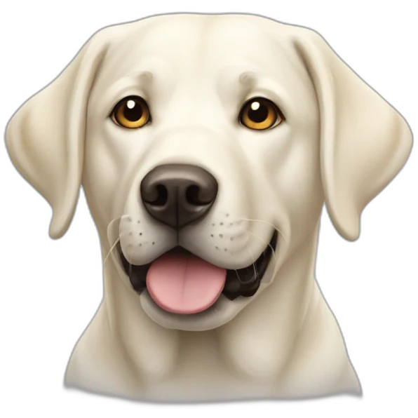 White labrador emoji