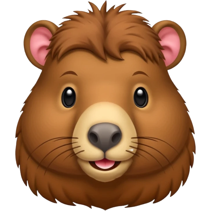 Hazme un emoji de un capibara emoji