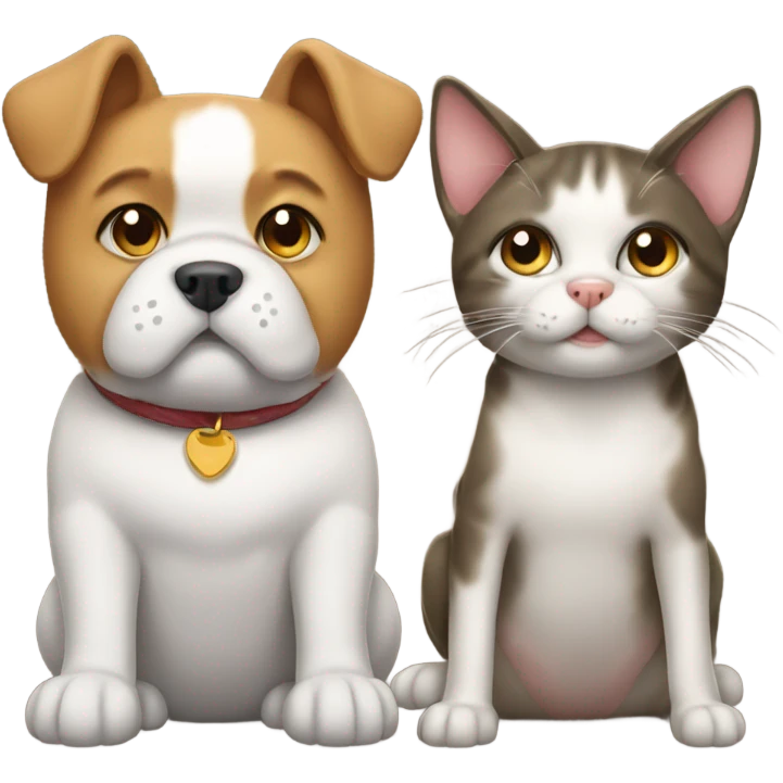 Dog y cat emoji