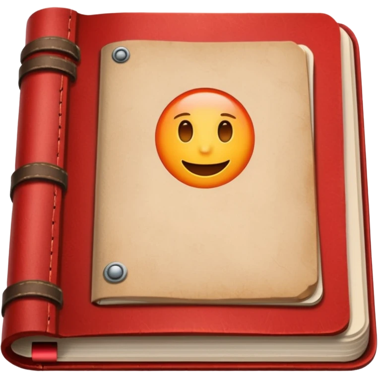 red Sketchbook emoji