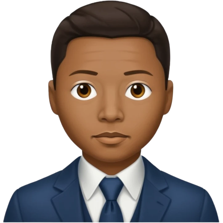 Terrance Howard with dark brown hair emoji