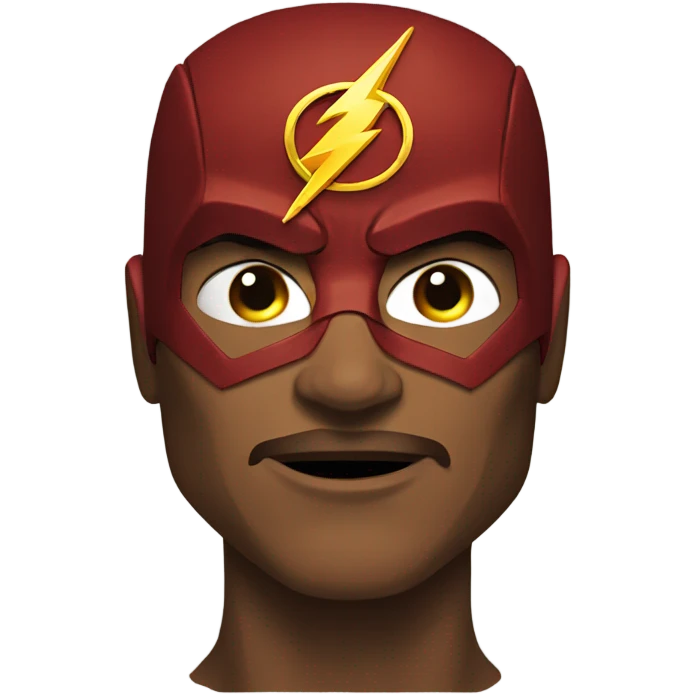 The flash superhero  emoji