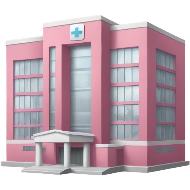 Pink hospital  emoji