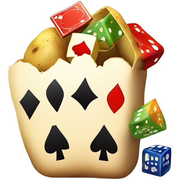 Casino potato emoji
