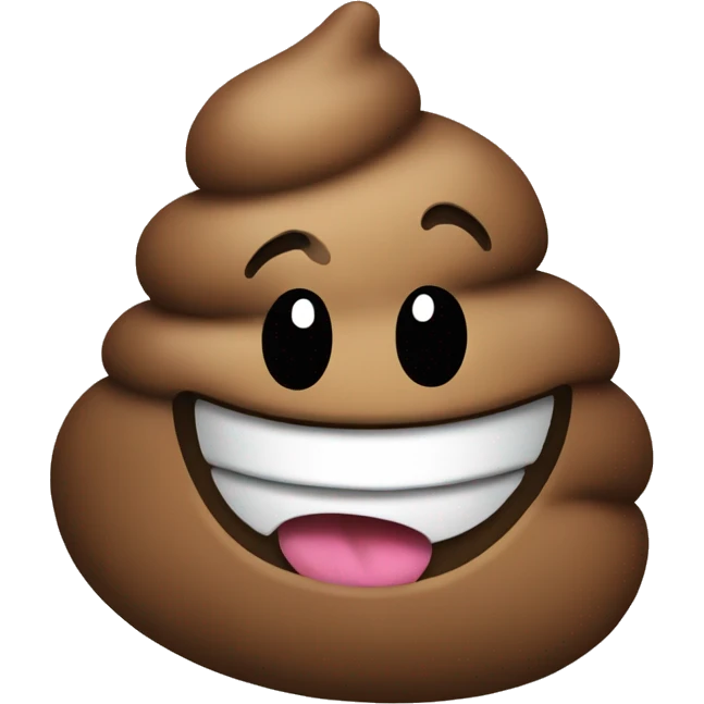 happy poop emoji