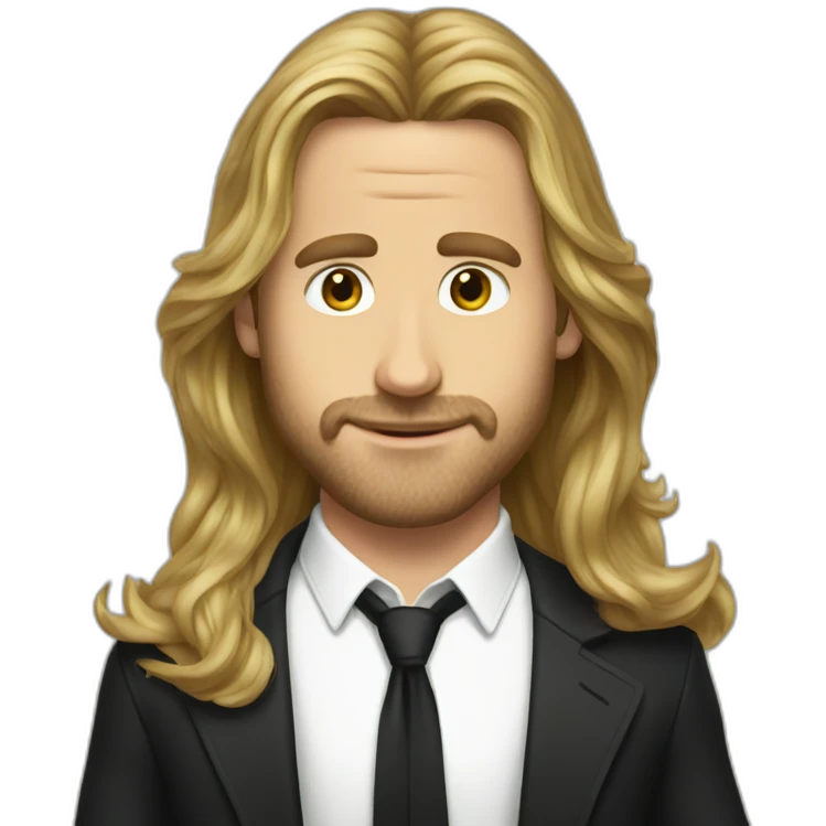 long haired ryan gosling emoji