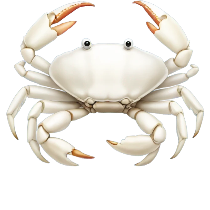 white crab emoji
