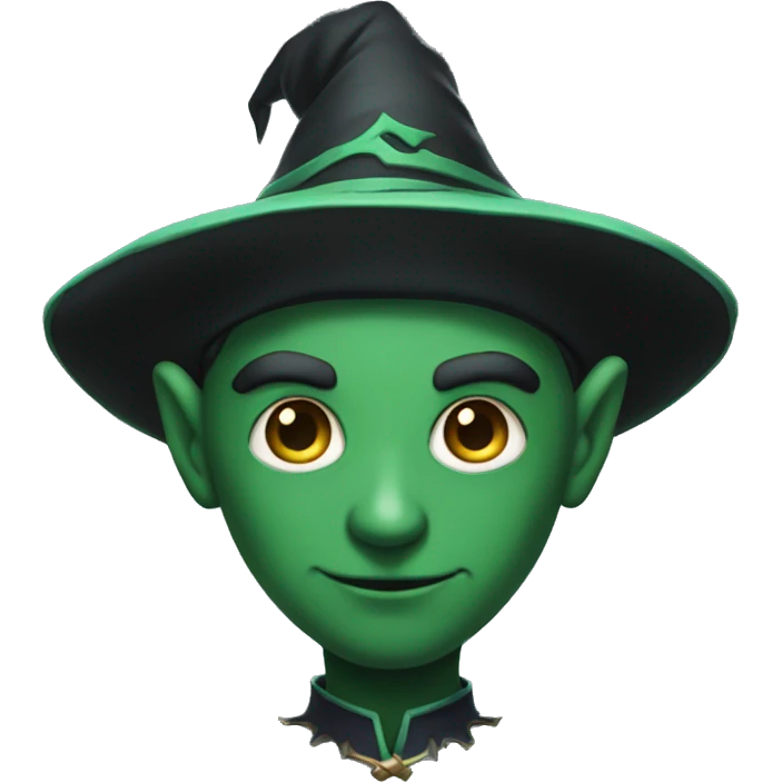 dark magician with green skin emoji