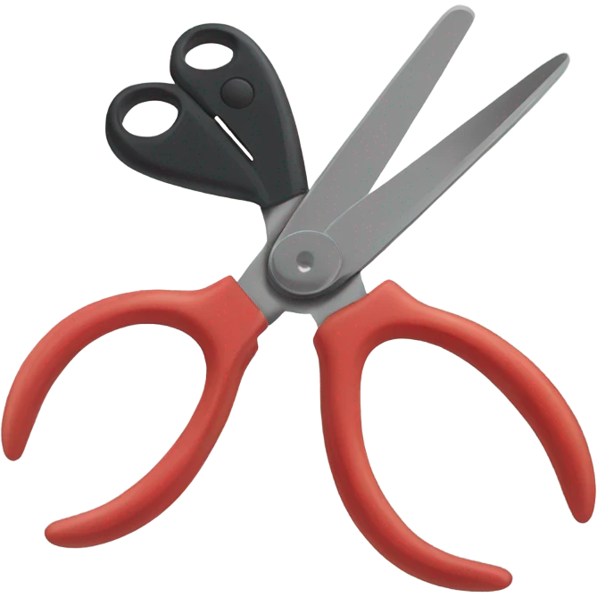 animal grooming scissors emoji
