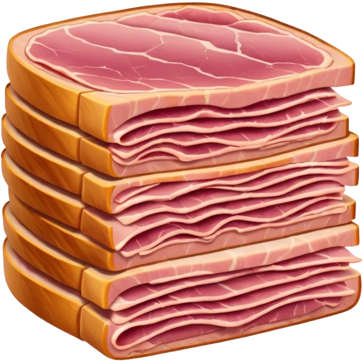 sliced ham emoji