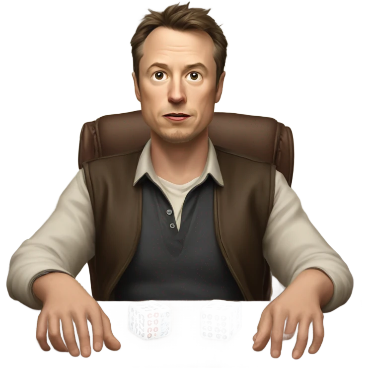 Musk taking a gamble  emoji