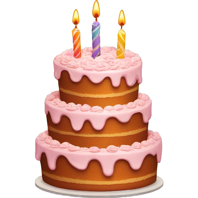 Happy birthday cake emoji