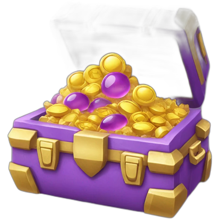 Pokemon Game LootCase Purple Color Legendary Epic Rich Treasure emoji