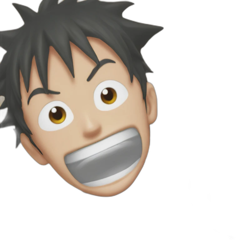 luffy from one piece emoji