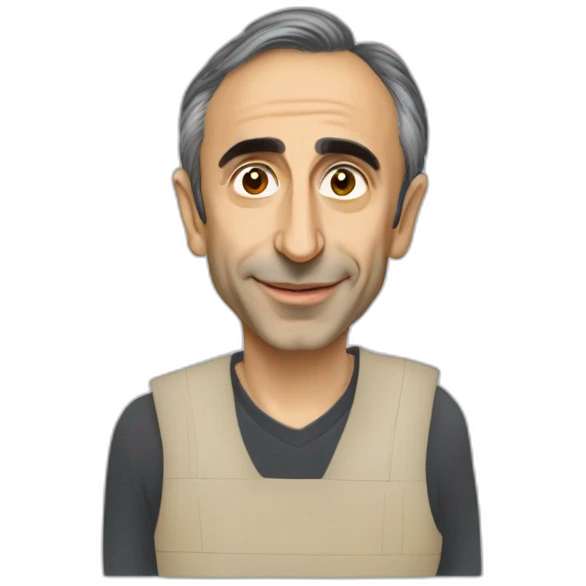 Éric zemmour bois une bière emoji