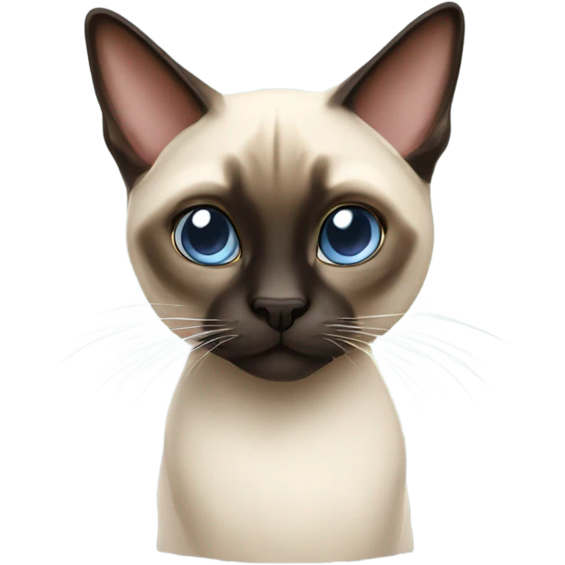 Siamese cat emoji
