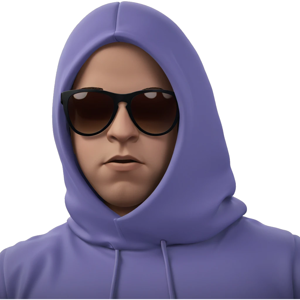 cool boy with sunglasses meme emoji