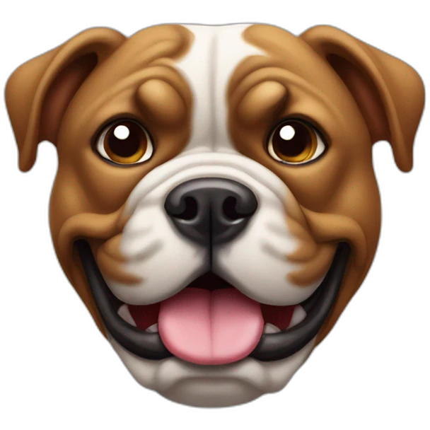 bull dog emoji