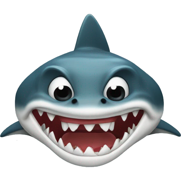 Tiburón con sombrero de copa emoji