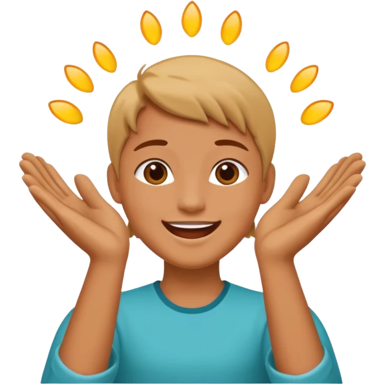 with thank applause please emoji