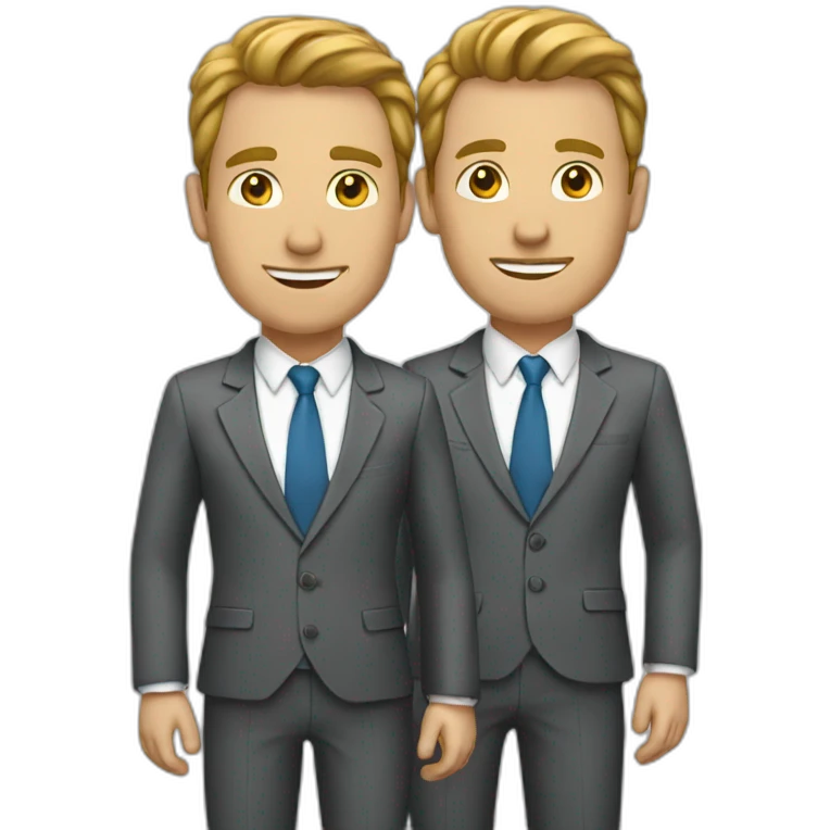 2 business men emoji