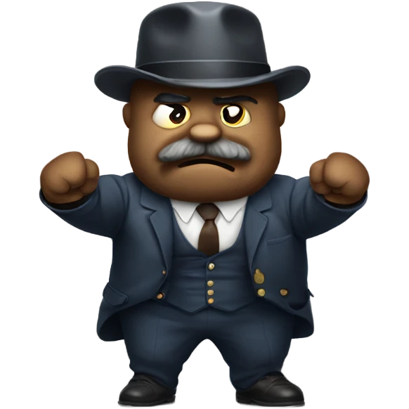 Teddy Roosevelt flexing emoji