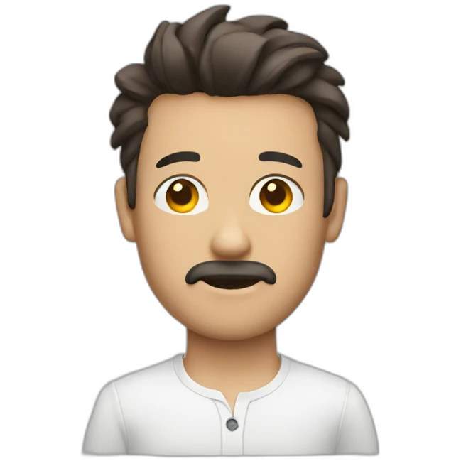 Men Zara shirt emoji