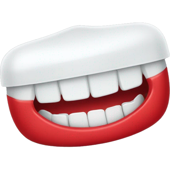 'COLGATE' named  toothpaste red color emoji
