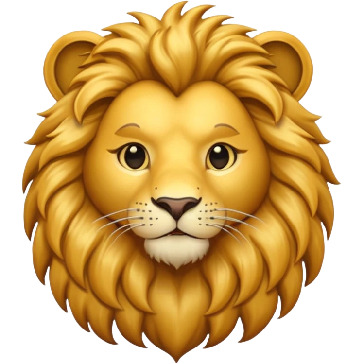 Lion with a bow emoji