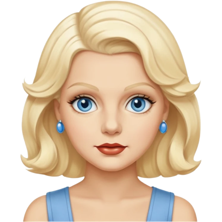 Jean Harlow blue eyes  emoji