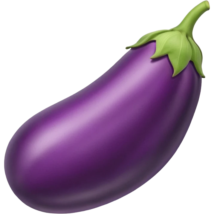 bent eggplant emoji
