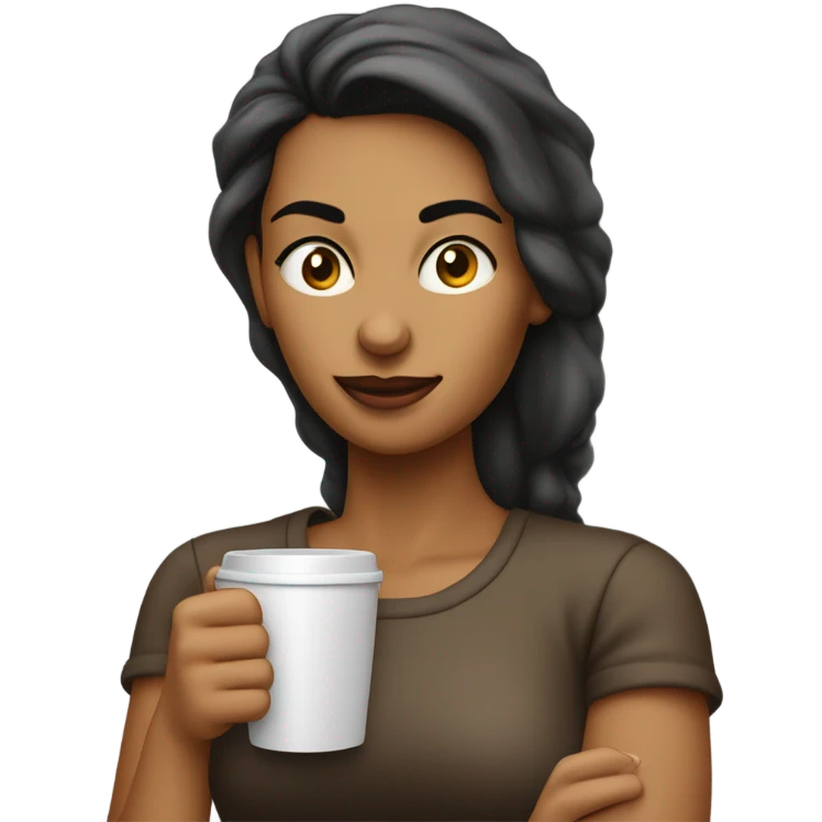 Passive aggressive woman emoji