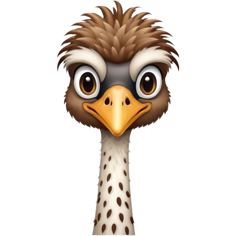 Ostrich emoji