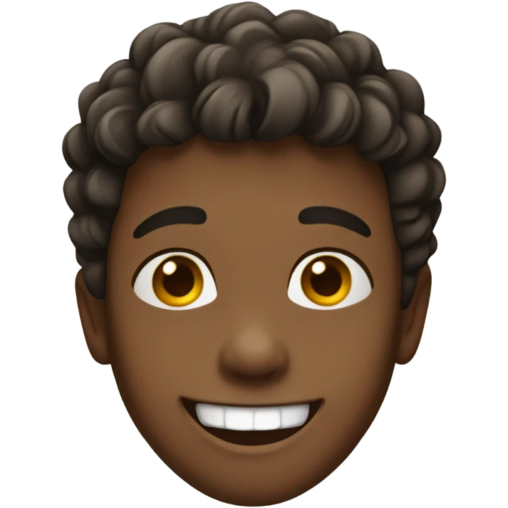 boy with a joyful smile emoji