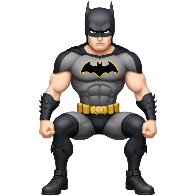 Batman with bad knee emoji