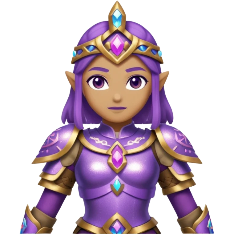 glitter purple zelda emoji