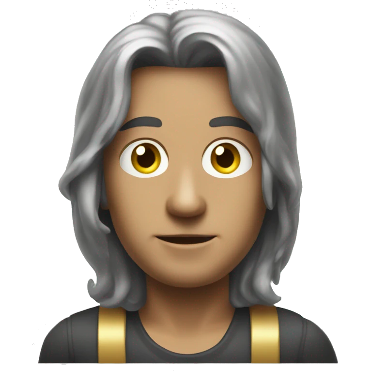 Half slot machine half human emoji