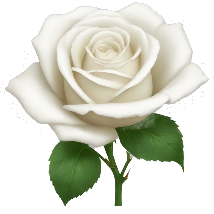 White rose emoji