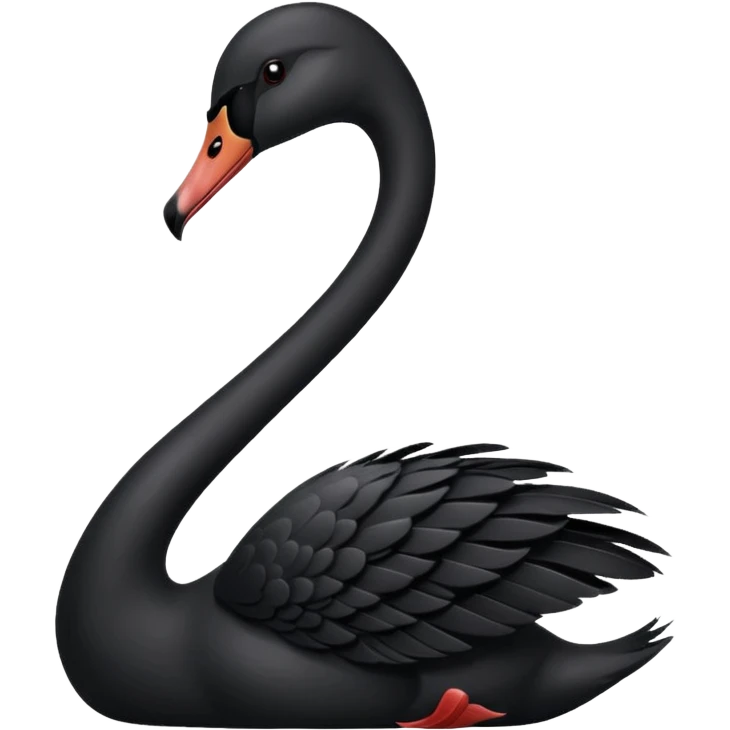 Black swan emoji